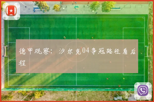 德甲观察:沙尔克04争冠路径看后程